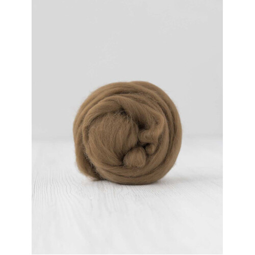 Walnut Wool Tops 19 micron (Size: 100gm)