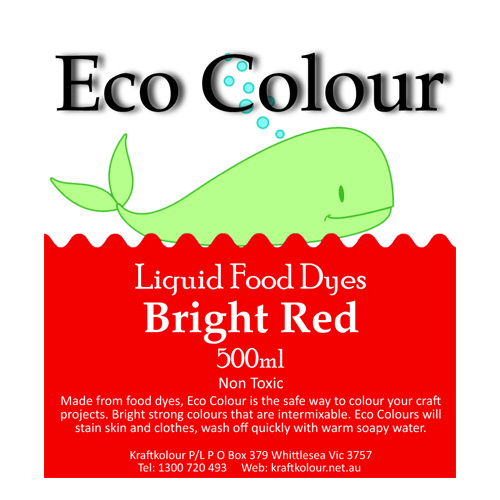 Eco Colour Bright Red 500ml