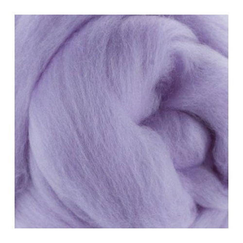 DHG Wool/Silk Tops LAVENDER (Size: 50gm)