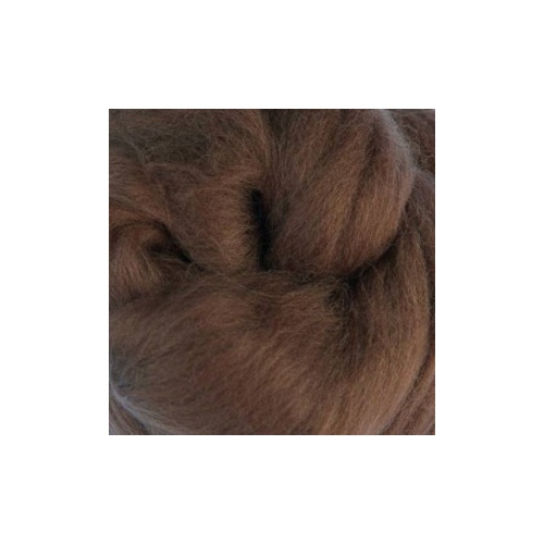 DHG Wool/Silk Tops BEAVER (Size: 50gm)