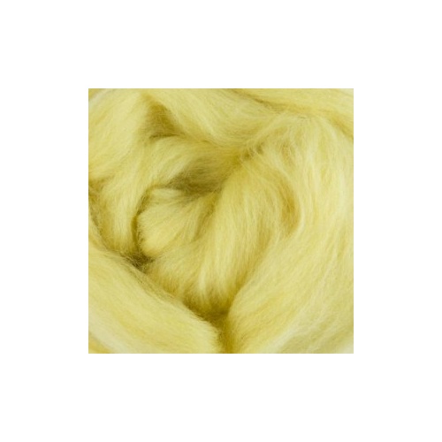 Natural Dyed Wool Tops  - Genista (Turmeric) (Size: 50gm)