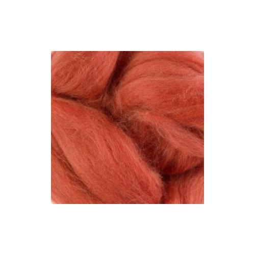 DHG Natural Dyed 19 micron Wool Tops LADYBUG (Madder)