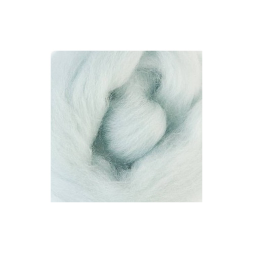Natural Dyed Wool Tops  - Rain (Indigo) (Size: 50gm)