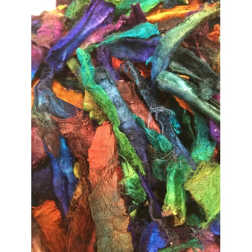 Silk Rods Hand Dyed - Rainbow Fish 10gm