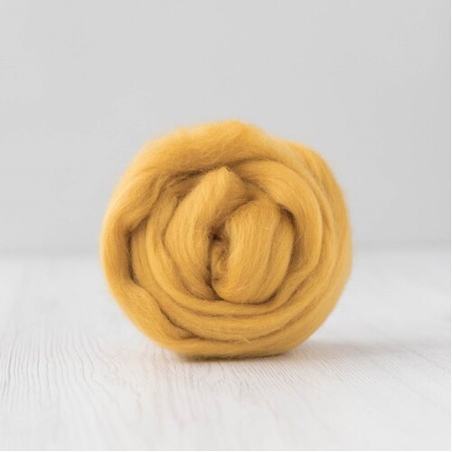 DHG 14.5 micron Wool Tops Honey [SIZE: 500gm]