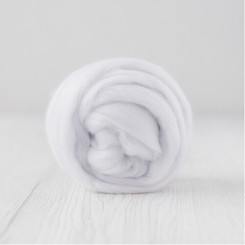 DHG 14.5 Micron Merino Wool Tops - Pearl [SIZE: 500gm]