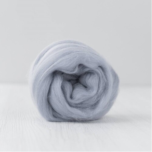 DHG 14.5 Micron Merino Wool Tops - Shabby Grey [SIZE: 500gm]