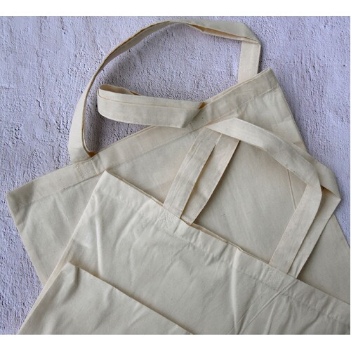 Calico Shoulder Bag 38 x 42cm LONG Double Strap/Handle