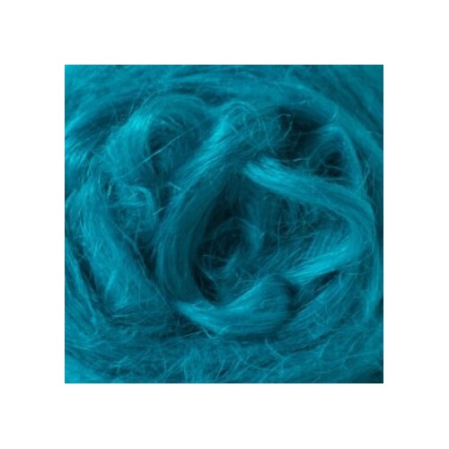 Dyed Linen Sliver - Cobalt   [SIZE: 50gm]