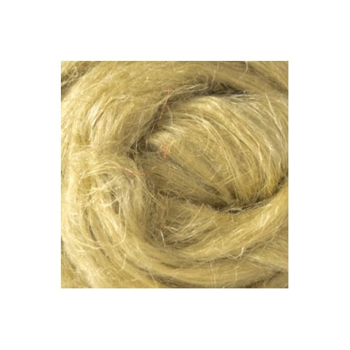 Dyed Linen Sliver - Sage [Size: 100gm]