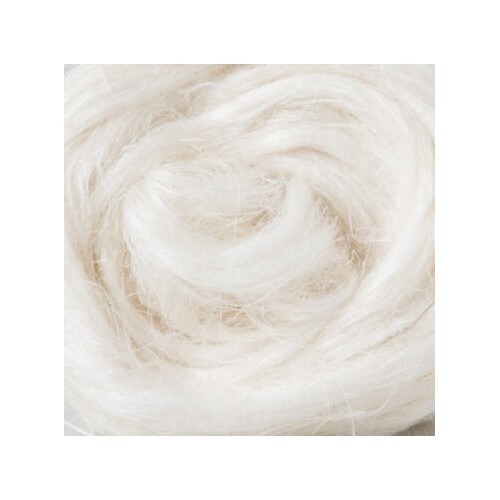 Linen Sliver - White (Size: 100gm)