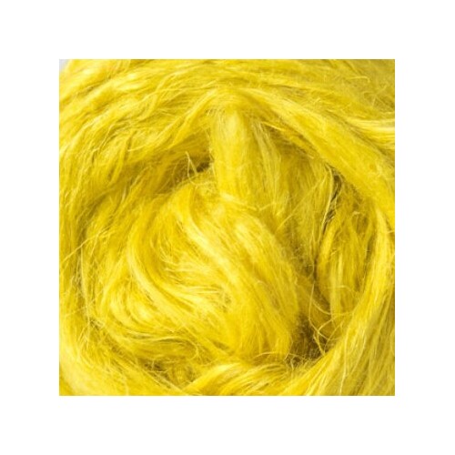 Dyed Linen Sliver - Sun (Size: 100gm)