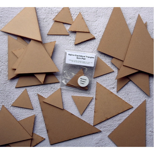 Itajime Triangles - Equilateral (Size: Pair 5cm)