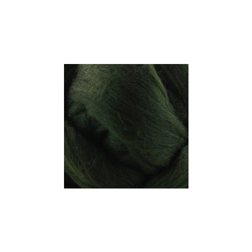 27 Micron Wool Tops Dark Green [Size: 100gm]
