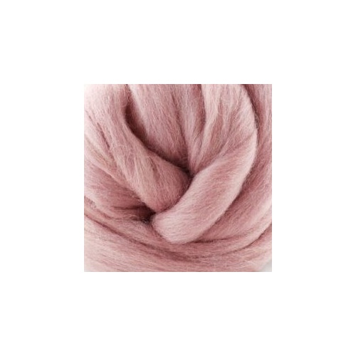 27 Micron Wool Tops Dusky Pink [Size: 100gm]