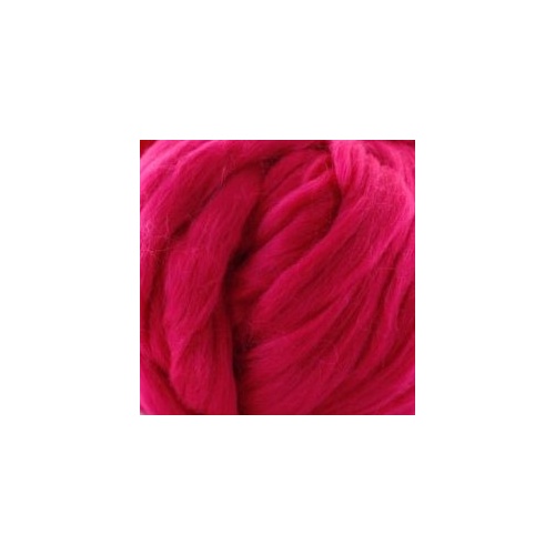 27 Micron Wool Tops Fuchsia [Size: 100gm]  