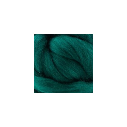 Polish 27 Micron Merino Wool Tops Green [Size: 50gm]