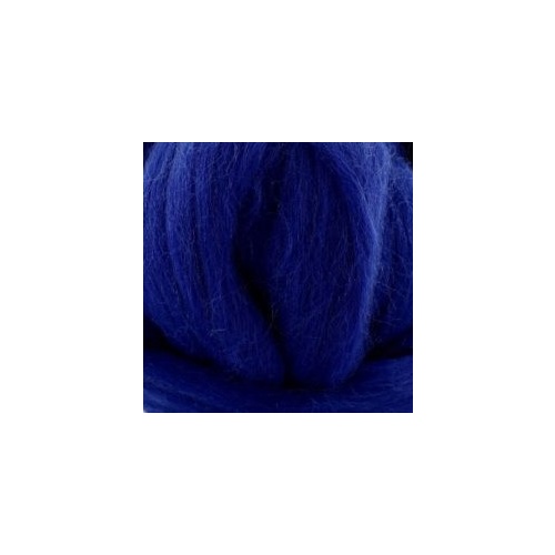 27 Micron Wool Tops Sapphire [Size: 100gm]