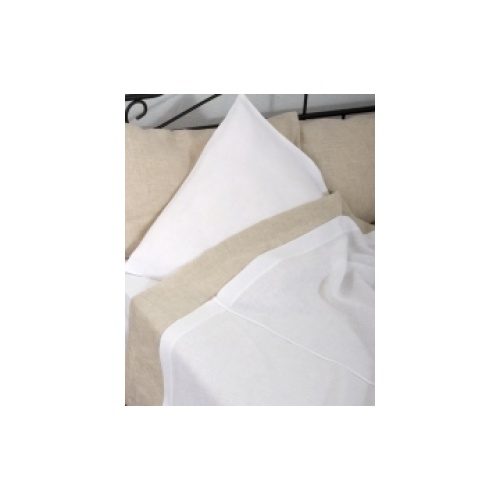 'Flax" Linen Duvet Cover Queen Bed 