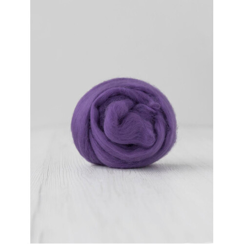 Violet Wool Tops 19 micron [Size: 50gm]