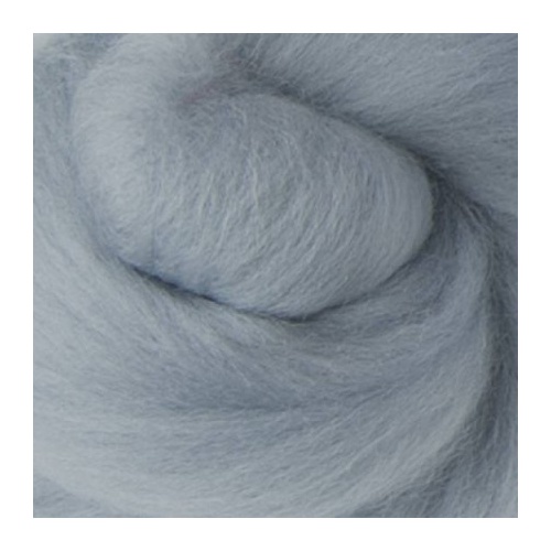 16 Micron Shabby Grey Merino Tops [Size: 50gm]