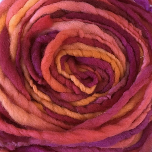 Merino Wool Spiral - Sunset 50gm